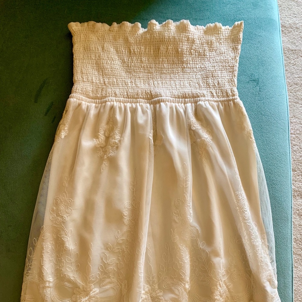 Strapless Dress.